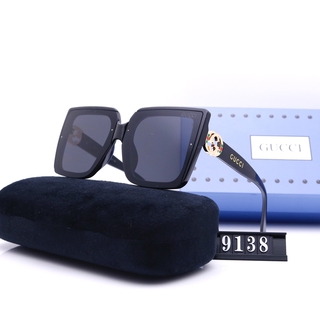 Gucci gafas de sol de alta definición de resina lente de aleación sin marco patas de resorte