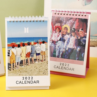 Kpop 2022 calendario BTS BLACKPINK escritorio calendario lindo estudiante creativo (1)