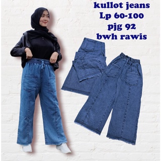 Pantalones de mezclilla Culottes azul Rawis Jeans