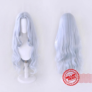 Boku no My Hero Academia Eri Chisaki Woman Gray Blue free Heat Resistant Cosplay Wigs Wig Wig Y0A4