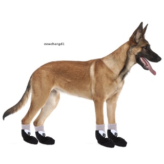 newchangd calcetines antideslizantes para perros/calcetines para mascotas/protección de pata/calcetines para perros con refuerzo de goma (7)