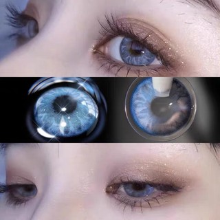 eyeshare-2 pzas/1 par de lentes de contacto de colores con piedras preciosas para ojos/cosméticos/maquillaje para ojos