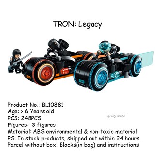 Compatible Lego Lepin Ideas 21314 Disney Película Tron Legado Motor Modelo Ilustrar Bloques De Construcción Rompecabezas Juguetes Ensamblados Regalo Para Niños (2)