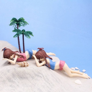 TO LOVE Darkness Yuuki Mikan Anime Sexy chica figura dormir posición adulto PVC figura de acción juguetes colección modelo muñeca regalo
