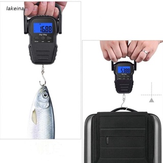 lak escala de pesca digital para colgar con cinta métrica lcd pantalla 110lb/50kg portátil de equipaje escala