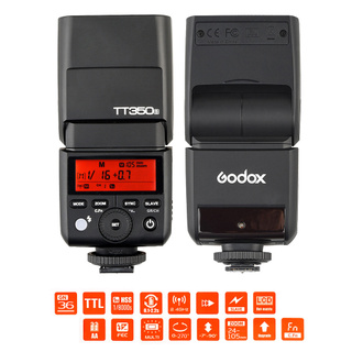 Godox TT350S Mini portátil Speedlite 2.4G inalámbrico maestro y esclavo 1/8000S HSS TTL Flash Speedlight para A77II A7RII A7R A58 A99 ILCE6000L RX10 cámara ILDC sin espejo