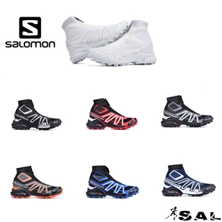Salomon Salomon Salomon snowcross 2 profesional de los hombres zapatos de senderismo antideslizante transpirable zapatos de nieve de alta parte superior de ocio impermeable zapatos deportivos