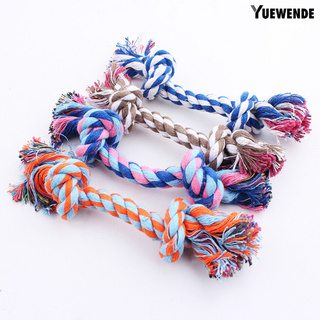 Y.E Dog Chew Knot Sturdy Interactive Portable Braided Bone Rope Pet Molar Toy for Home (6)