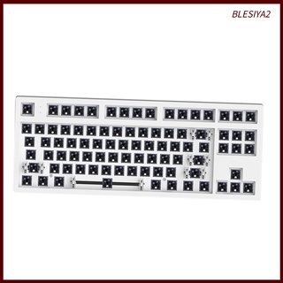 [BLESIYA2] Mk870 - Kit de teclado mecánico para juegos (87 teclas, RGB, retroiluminado, para Laptop PC Gamer, teclado con cable USB)