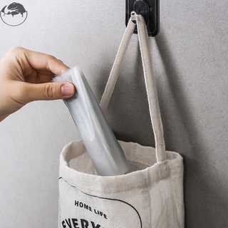 Soportes de bolsa para bolsas de comestibles de montaje en pared bolsa organizador de bolsa de basura dispensador de almacenamiento hogar cocina (2)