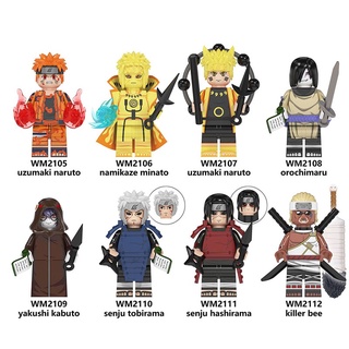 IN STOCK Naruto Minifigures Lego Building Blocks Toys for Children (8)