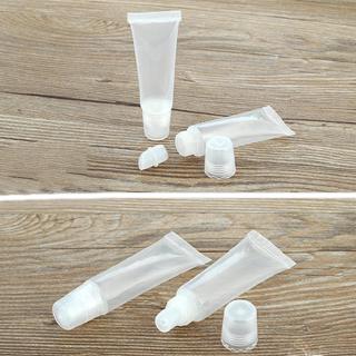1pc 8g recargable transparente vacío brillo labial bálsamo recipientes suave vacío tubos (8)