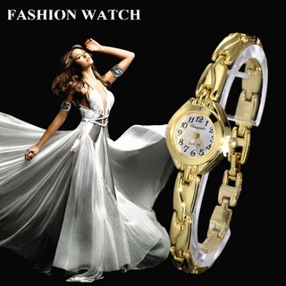 las mujeres reloj de pulsera pequeño dial de cuarzo de ocio reloj popular reloj de pulsera hora femenina señoras elegantes relojes mujer oro relojes