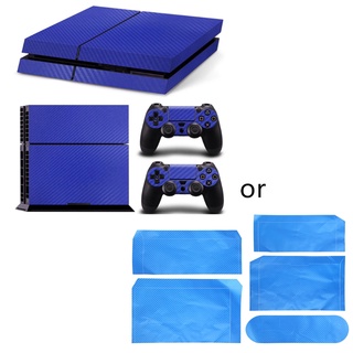 dream Console Carbon Fiber Skin Sticker Wrap Controller Dustproof Vinyl Cover Decal Handle Protective Case Shell Compatible with PS4 (3)