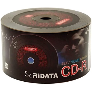 CD-R RIDATA BLACK TIPO VINILO 50 PIEZAS