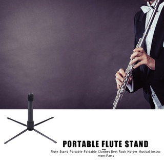 [elfi] soporte de flauta portátil plegable para clarinete, soporte para instrumentos musicales