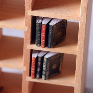 [NANA] Juego de 9 1/6 1:12 casa de muñecas libro de papel BJD dormitorio mesa DIY decoración