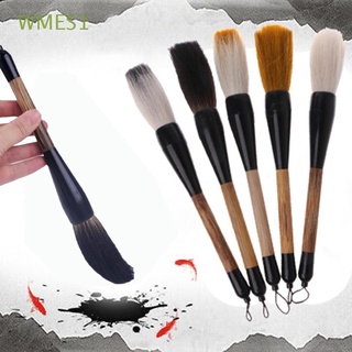 WMES1 cepillo duradero pluma arte cabra pelo caligrafía cepillo de bambú eje Universal pintura al óleo pincel de pintura (1)