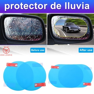 2pcs transparente impermeable anti niebla coche espejo retrovisor película protectora protector de lluvia