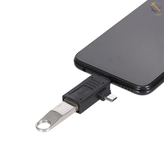 Otg adaptador tipo C Micro USB a USB Cable adaptador OTG conector Type-C Micro USB macho a USB hembra OTG adaptador (4)