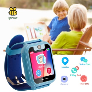 [spr] reloj inteligente para niños con pantalla completa de posicionamiento impermeable con cámara hd