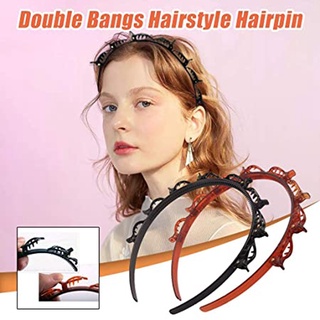 Le Easy Twist diademas de cabello trenzadas doble estropantes para mujer