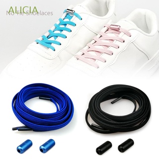ALICIA Sports No Tie Shoelaces for Kids Adult Quick Lazy Laces Sneakers Shoelace Shoe Strings New Sneakers Fast Lacing Elastic Lock/Multicolor