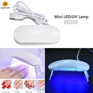 Portátil UV luz LED de la lámpara de esmalte de uñas pegamento secador de la máquina de manicura herramienta Mini USB fototerapia uñas arte luz