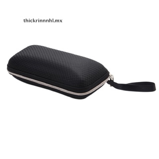 [new] Hard Portable Rectangle Grid Zipper Glasses Case Eyewear Box for Sunglasses [thickrinnnhl]