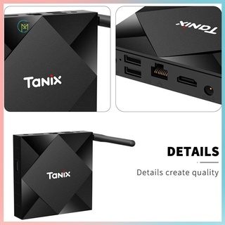 prometion tx6s allwinner h616 dual wifi 6k smart set-top box home control remoto reproductor de red reproductor multimedia caja de tv