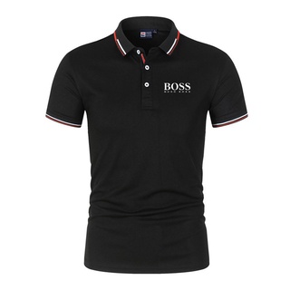 🔥Stock listo🔥nuevo hugo boss hombre polo de alta calidad camiseta de verano de negocios casual golf solapa polos camisa de tenis