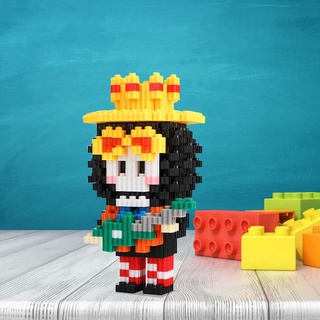 (ColorfulMall) 920 piezas DIY montaje bloques de construcción Anime figura niños ladrillos juguete