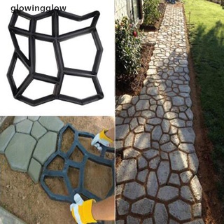 Glwg Path Maker Molde Reutilizable Hormigón Cemento Piedra Diseño Pavimentadora Walk Resplandor