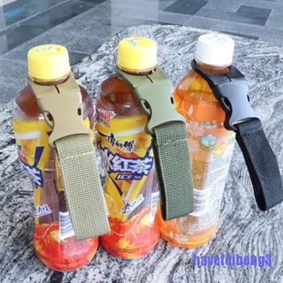 [hafvebh3] soporte para botella de agua, clip para acampar al aire libre, senderismo, cinturón, hebilla gfds