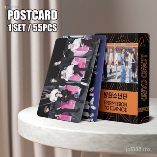YL🔥Stock listo🔥55 unids/caja bts tarjeta de fotos 2021 permiso para bailar álbum lomo tarjeta foto tarjetas postal