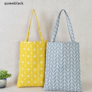 quweblack 5 estilo lona check bag tote messenger al aire libre algodón hombro cuadros compras mx