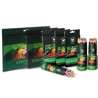 12-clour lápices de colores ecológicos de color aceitoso plomo dibujo cajas de cartón multicolor lápices exquisitos papelería (9)