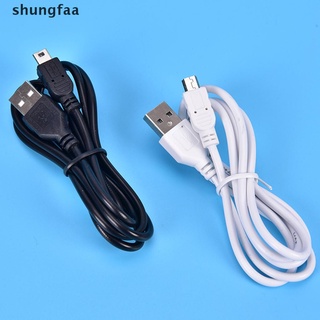 shungfaa 1m largo mini cable usb sincronización y carga plomo tipo a a 5 pines b cargador de teléfono mx