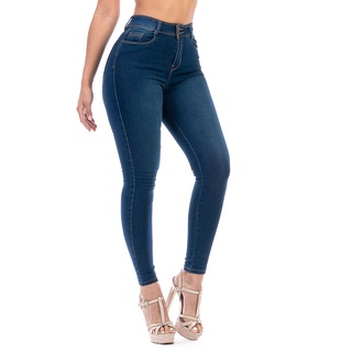 Pantalón Jeans De Mezclilla Stretch Opps Jeans Mujer Pretina Alta