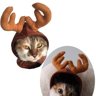 gato perro halloween navidad reno antler sombrero y pajarita collar para gatos perros