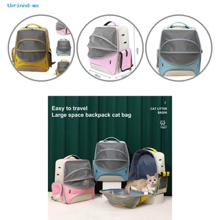 tbrinnd bolsa ecológica para gatos/bolsa de malla para mascotas/gatos/viaje/mochila conveniente para mascotas