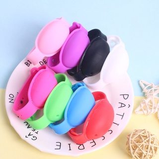 *XJG Silicone Hand Sanitizer Bracelet With Bottle Portable Disinfectant Containers Bracelet Wristband Hand Dispenser
