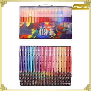 lápices de acuarela profesionales, lápices de dibujo de arte multicolor para colorear, mezcla y capas (8)