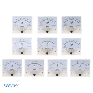 kee 85c1 amperímetro dc medidor de corriente analógica panel puntero mecánico tipo 1/2/3/30/50/100a 50/100/200/500ma