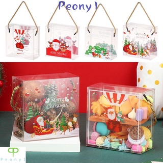 Peny Apple Box para caramelos caja de embalaje bolsa portátil navidad transparente galletas PVC