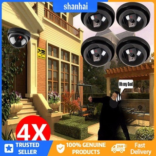 [shanhai] cámara falsa de seguridad inalámbrica para cámaras de vigilancia hemisferio simulación (1)