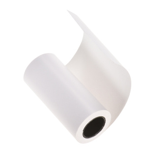 Ready Stock 5 Rolls Self-Adhesive Thermal Paper Roll White Sticky Paper BPA-Free 57x30mm without Backing Paper for PeriPage PAPERANG Poooli Phomemo Pocket Thermal Printer (5)