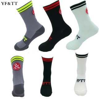 yf&tt calcetines de ciclismo transpirables de carreras de bicicleta de montaña calcetines de correr calcetines deportivos al aire libre calcetines