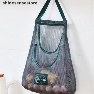 1 pza bolsa de malla de almacenamiento de frutas vegetales para cocina/bolsa de almacenamiento de artículos de pared {bigsale} (1)