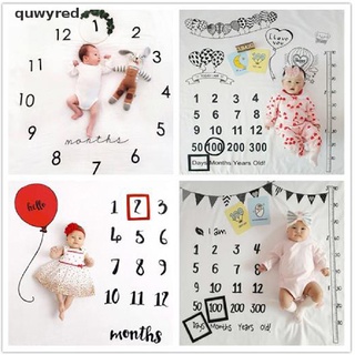 quwyred baby monthly milestone photo props manta de fondo unisex accesorios de fotos mx